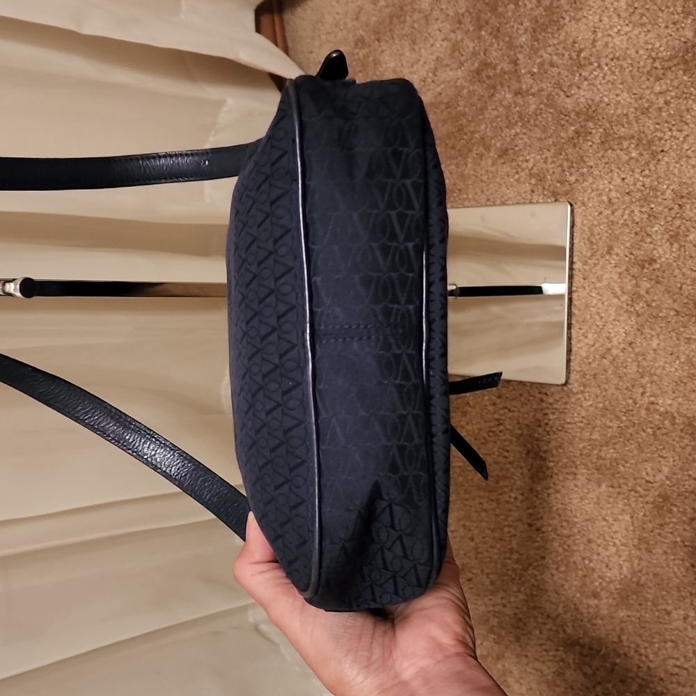 Valentino Garavani Monogram Canvas and Leather Crossbody Bag - Picture 10 of 16